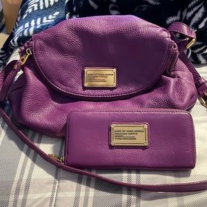 Marc by Marc jacobs Natasha bag and wallet set